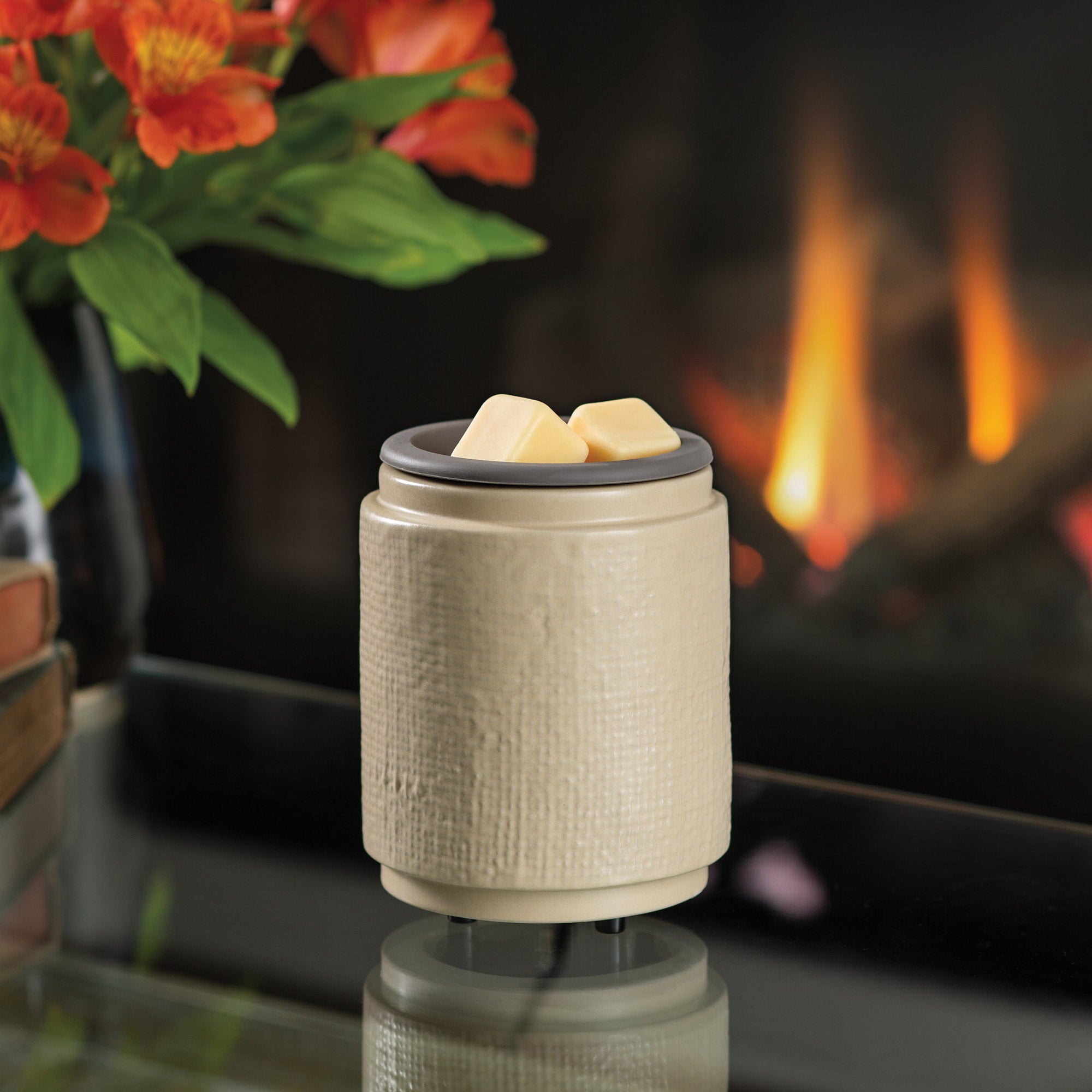 Battery operated candle wax warmer sale